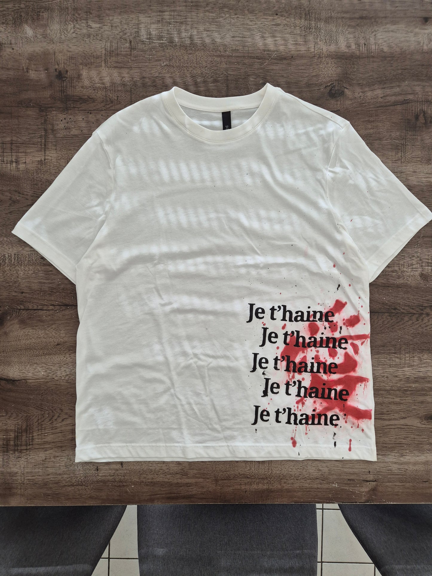 T-shirt je t’haine 愛 V3