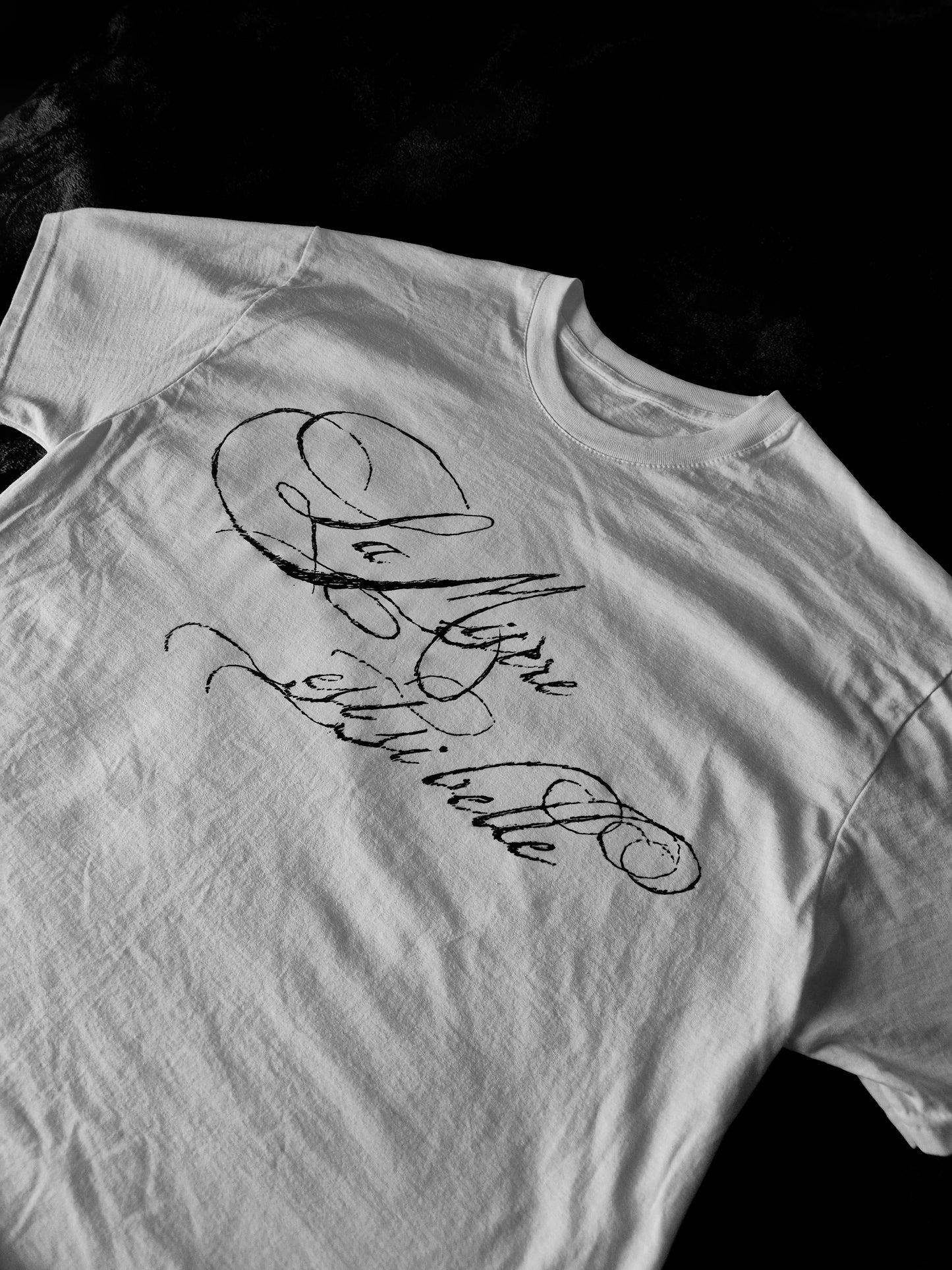 T-shirt "La misère est si belle"-White